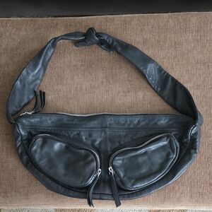 Free People Black Crossbody Bag